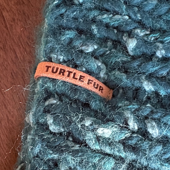 Turtle Fur Fleece-Lined Knit Pom-Pom Beanie - Picture 2 of 6